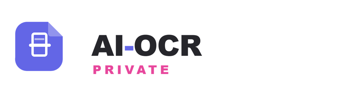 AI-OCRプライベート ロゴ