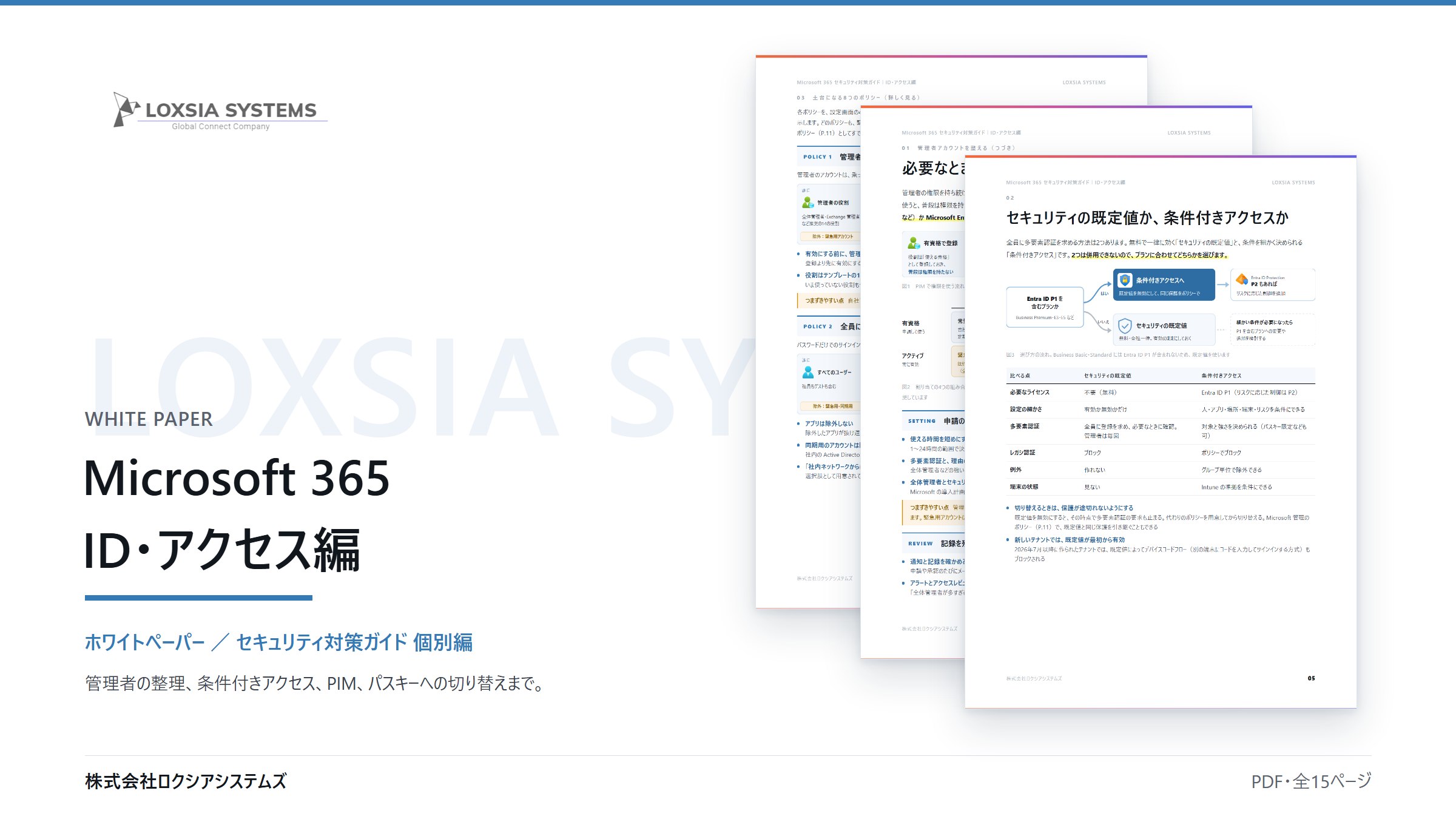 Microsoft 365 セキュリティ対策ガイド【ID・アクセス編】(拡大)